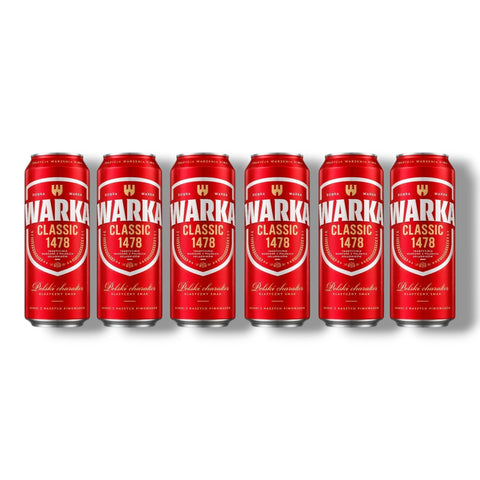 Warka Classic 0,5l – Polnisches Lagerbier 5,2 % Vol.