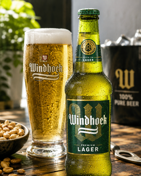 Windhoek Lager 330 ml – gekühltes Premium Lagerbier aus Namibia