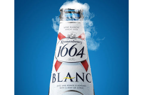 Kronenbourg 1664 Blanc - Das Weißbier mit Citrus aus Frankreich mit 5% Vol.