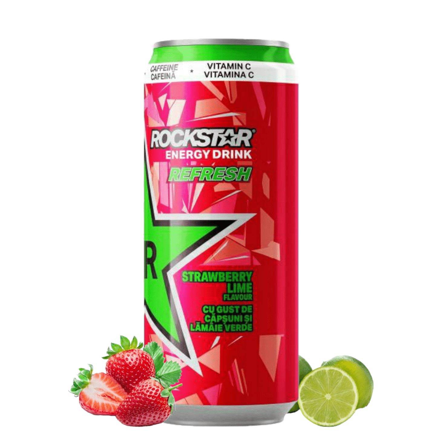 Rockstar Refresh Energy Drink - Strawberry & Lime