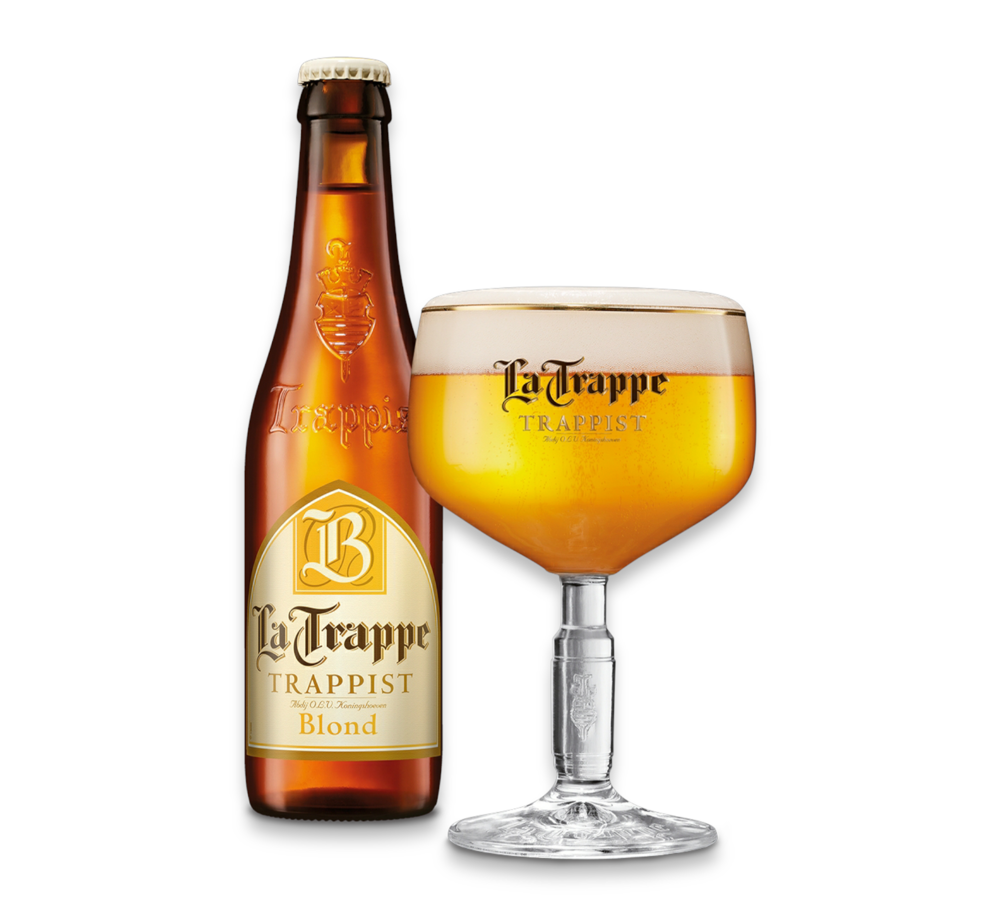 La Trappe Blond 0,33l - das beliebte niederländische Trappistenbier mit 6,5% Vol.