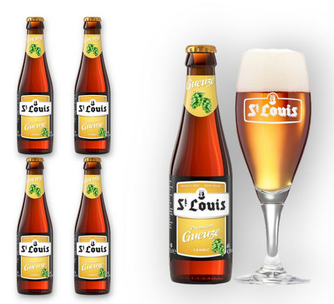 St. Louis Premium Gueuze 0,25l  - belgisches Rohweizenbier mit 4,5% Vol.