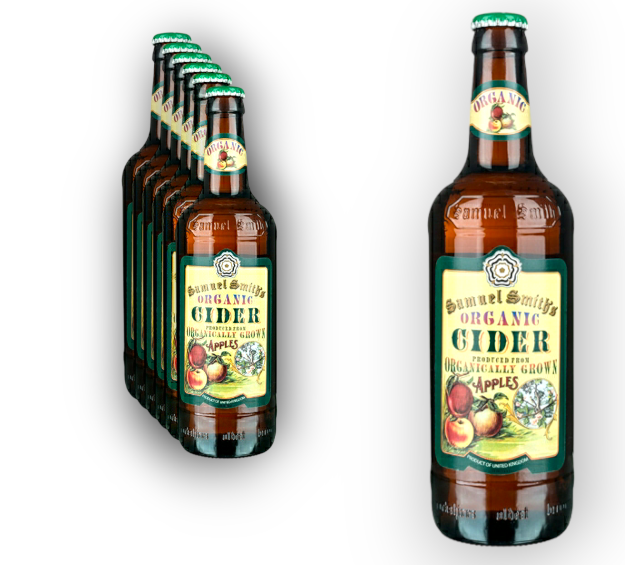 Samuel Smith Organic Cider Apple 550ml -Bio - Apfelwein aus Großbritannien mit 5% Vol.
