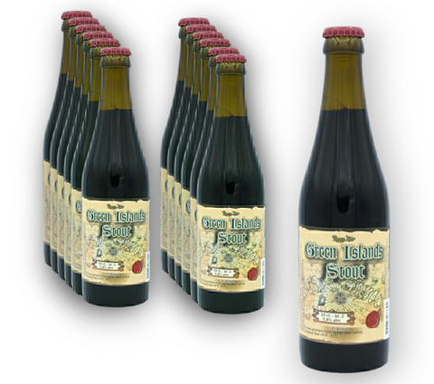 Föroya Bjór Green Islands Stout 0,33l – Dunkelbier von den Faröern mit 5,8% Vol.