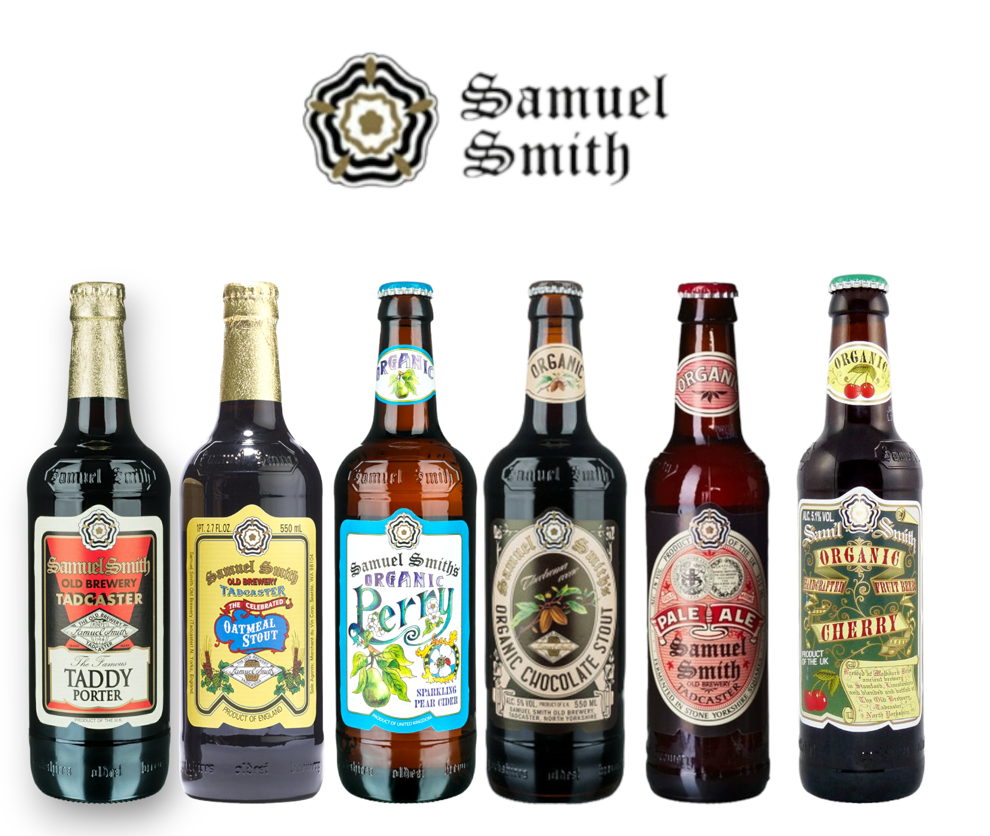 Samuel Smith Mix - Verschiedene Biere der Samuel Smith Brauerei