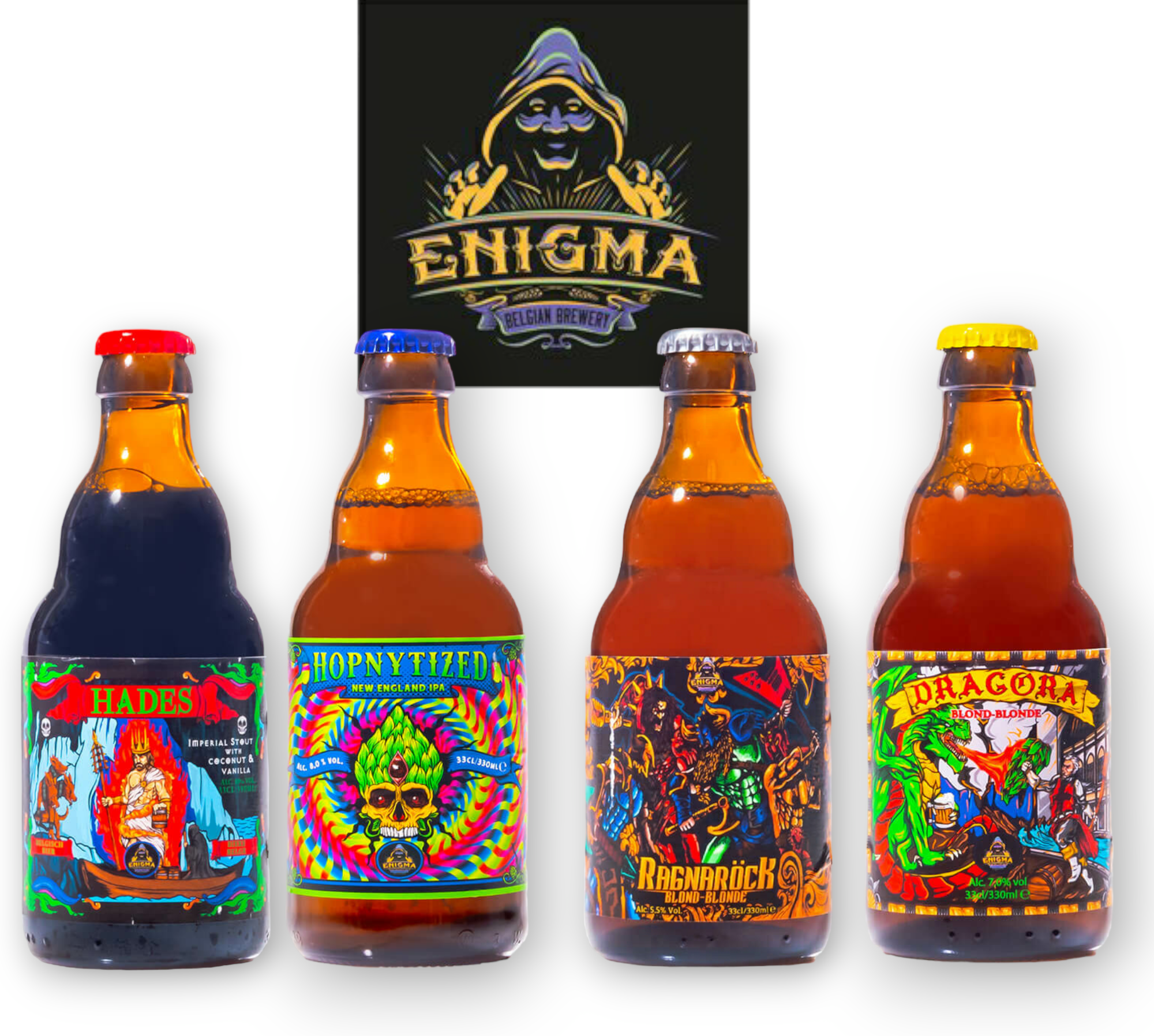 Enigma Brewery Mix - Hades- Hopnytized- Ragnarök & Dragona 0,33l