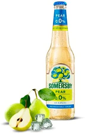 Somersby Pear 0,0% - Akoholfreies Biermischgetränk mit fruchtiger Birne 0,4l