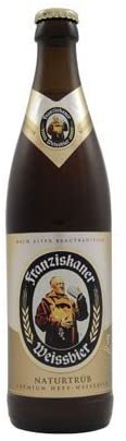 Franziskaner Weissbier naturtrüb (12 Flaschen à 0,5 l / 5,0% vol.)