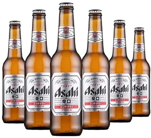 Asahi Dry Beer 0,33l - die Nr. 1 Japan`s mit 5,2% Vol
