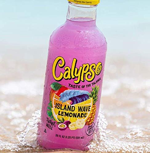 Calypso Lemonade Island Wave 0,473l- Amerikanische Limonade mit Banane und Passionsfrucht