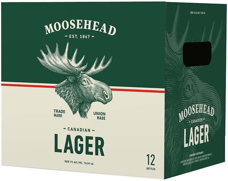 Moosehead Lager 0,355l - Lagerbier aus Kanada mit 5% Vol.