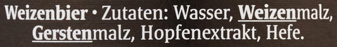 Schöfferhofer Hefeweizen Dunkel 0,5l- mit 5 % Vol.