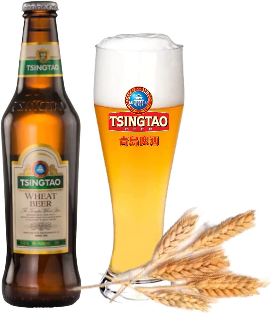 Tsingtao White Beer 0,33l - Das Weizenbier aus China mit 4,7% Vol.