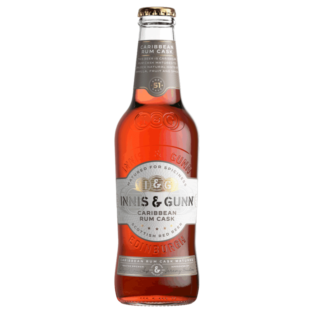 Innis & Gun Caribbean Rum Cask 0,33l - Rotbier aus Schottland mit 6,8% Vol.