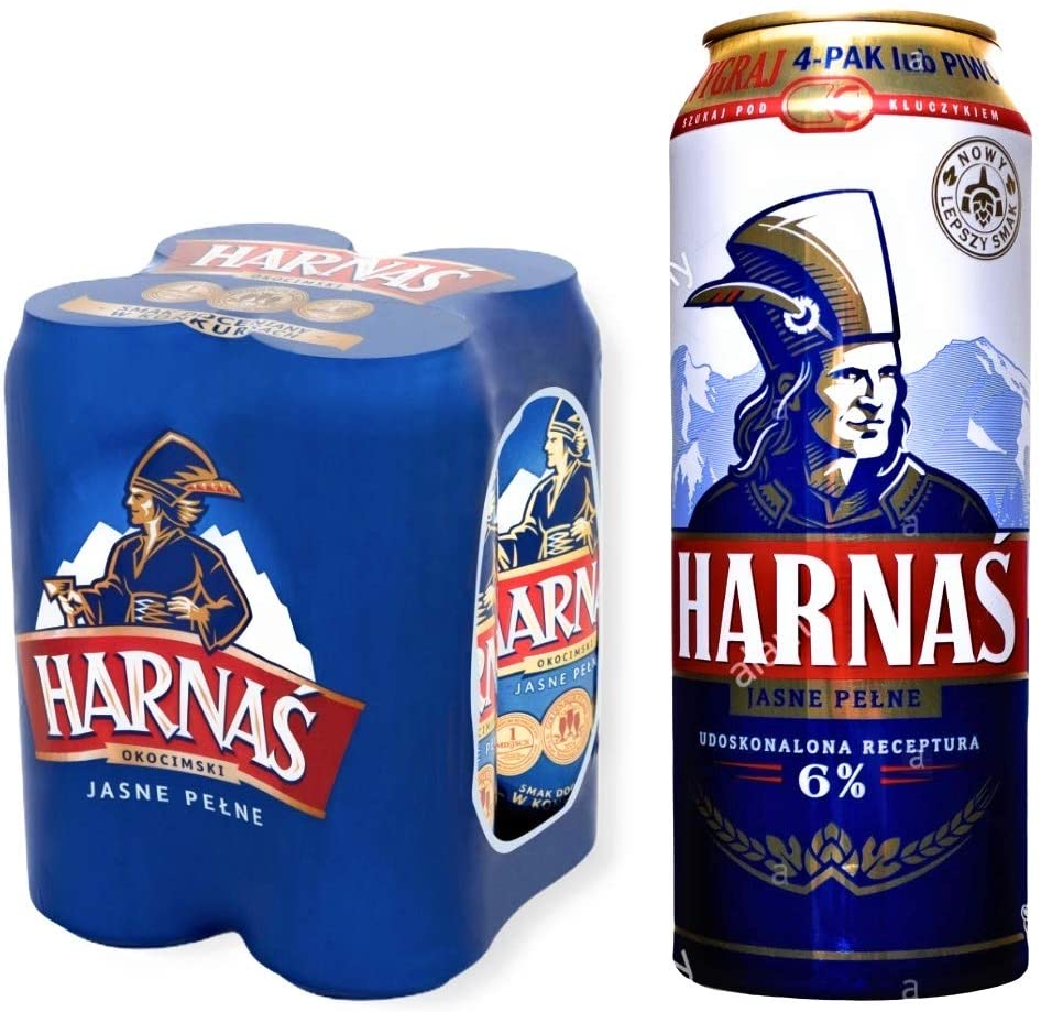 Harnas Pils - polnisches Bier mit Bergwasser gebraut 0,5l Dose