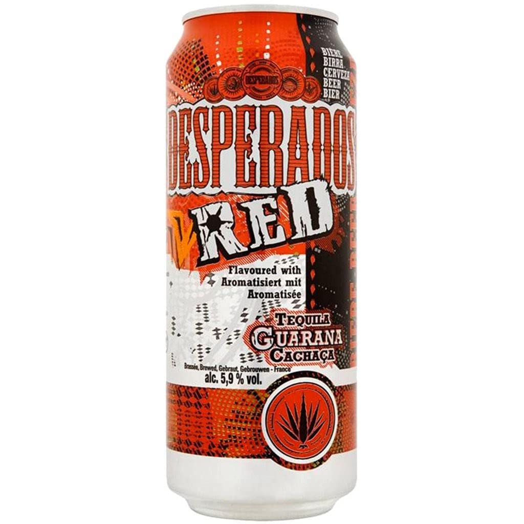 Desperados Red 0,5l - Tequila Guarana Cachaça mit 5,9% Vol.