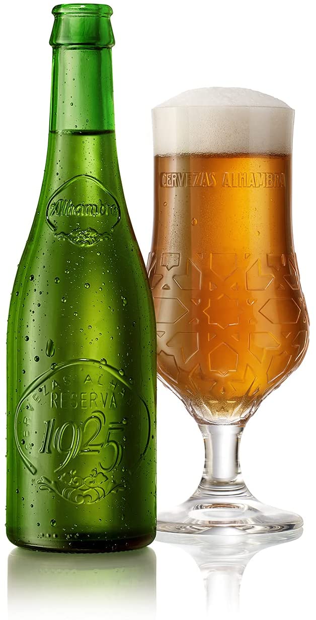 Alhambra Reserva 1925 0,33l- Das Bier aus Granada in Andalusien mit 6,4%Vol.