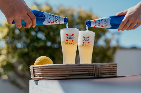 Kronenbourg 1664 Blanc - Das Weißbier mit Citrus aus Frankreich mit 5% Vol.