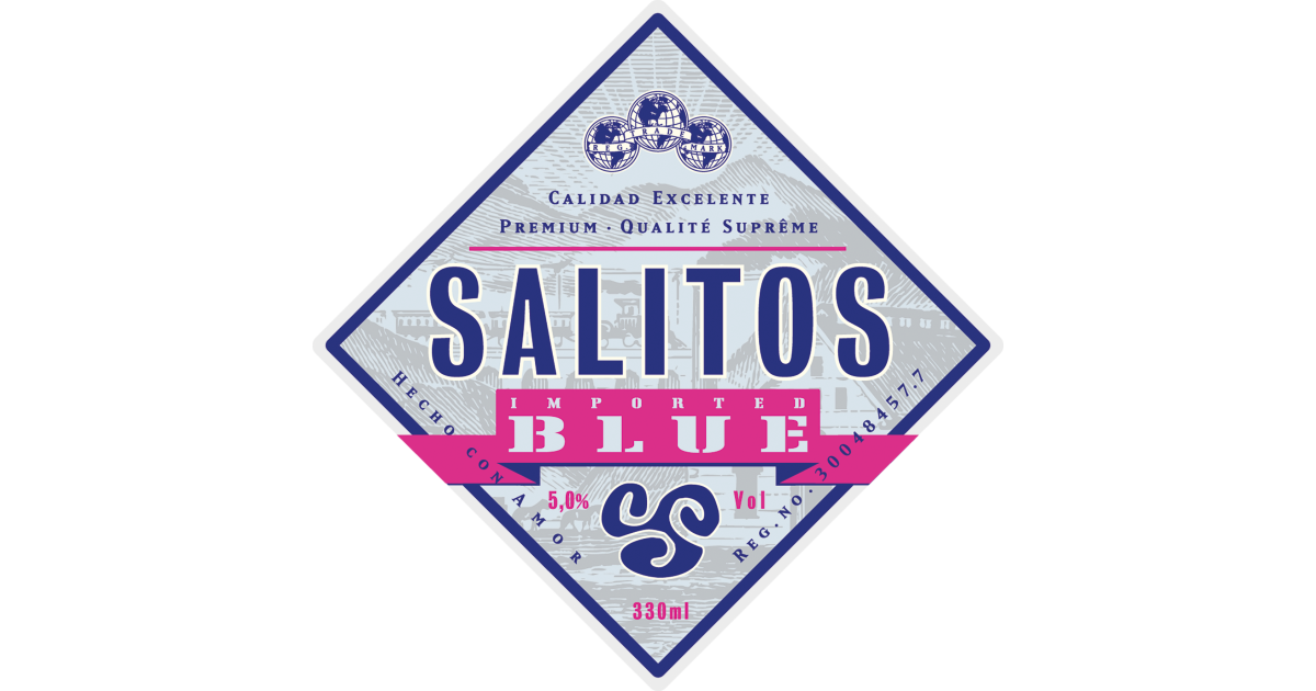 Salitos Blue 0,33l-  Das Original mit 5% Vol.
