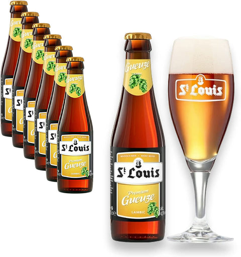 St. Louis Premium Gueuze 0,25l  - belgisches Rohweizenbier mit 4,5% Vol.