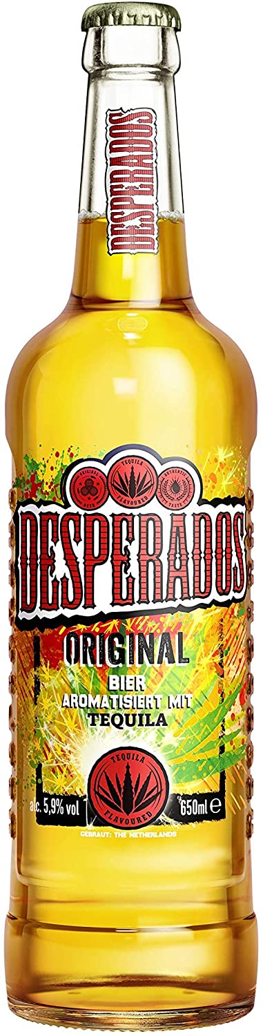 Desperados Tequila Original Flavour - in der 650ml Flasche mit 5,9% Vol.