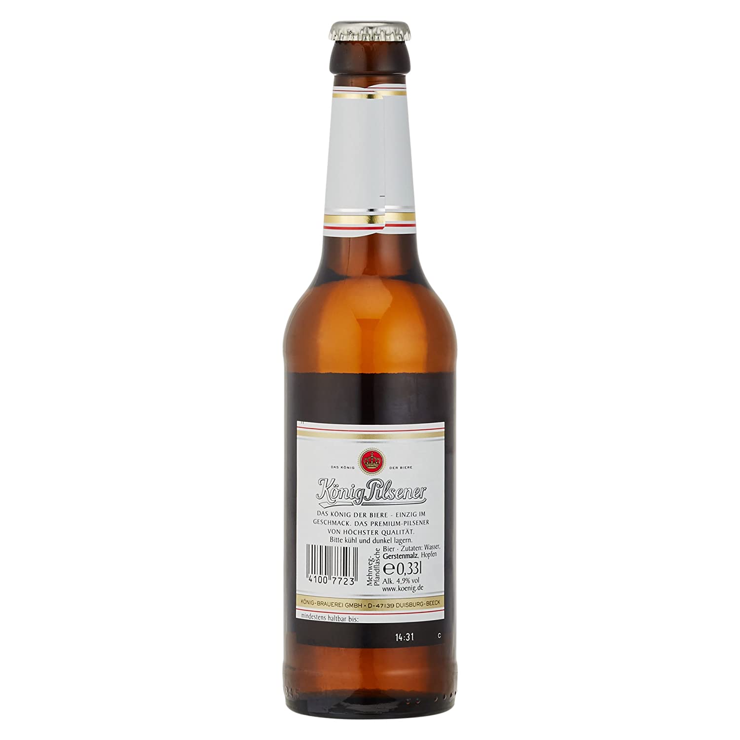 König Pilsener - Premium Pilsner mit 4,9% Vol.