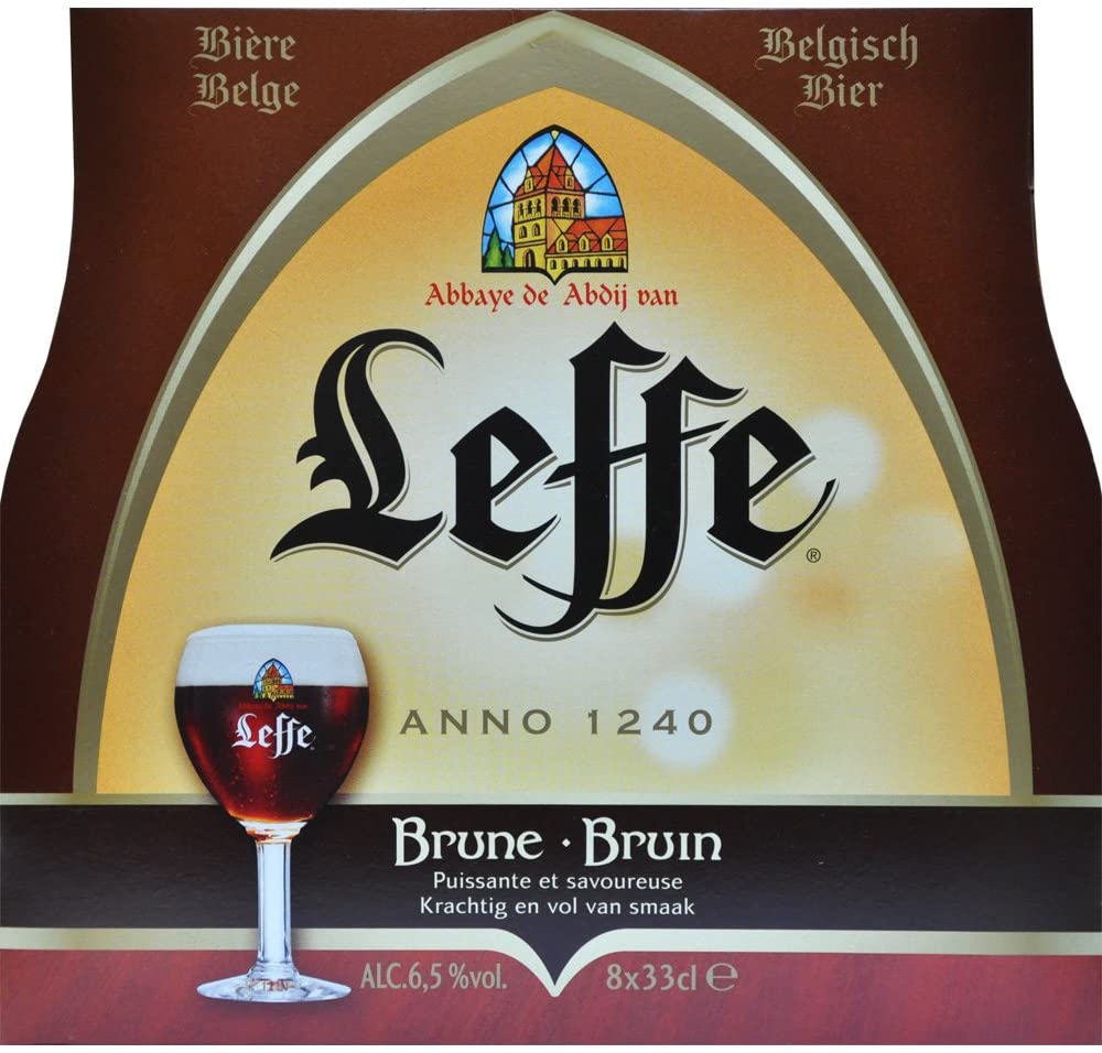 Leffe Brune- belgisches Abteibier mit 6,5% Vol.