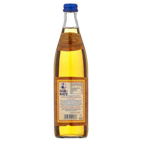 Club-Mate -Das Original in der schnörkellosen 0,5l-Flasche