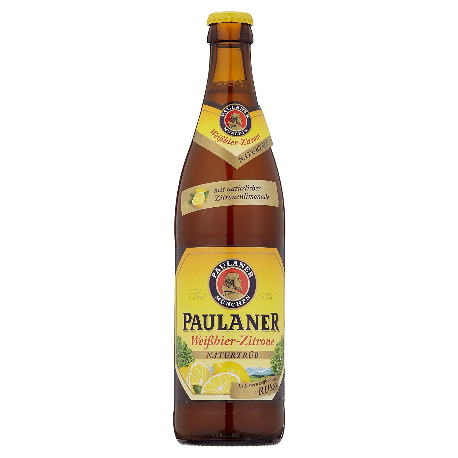 Paulaner Weißbier-Zitrone 0,5l- Biermischgetränk mit 2,7% Vol.
