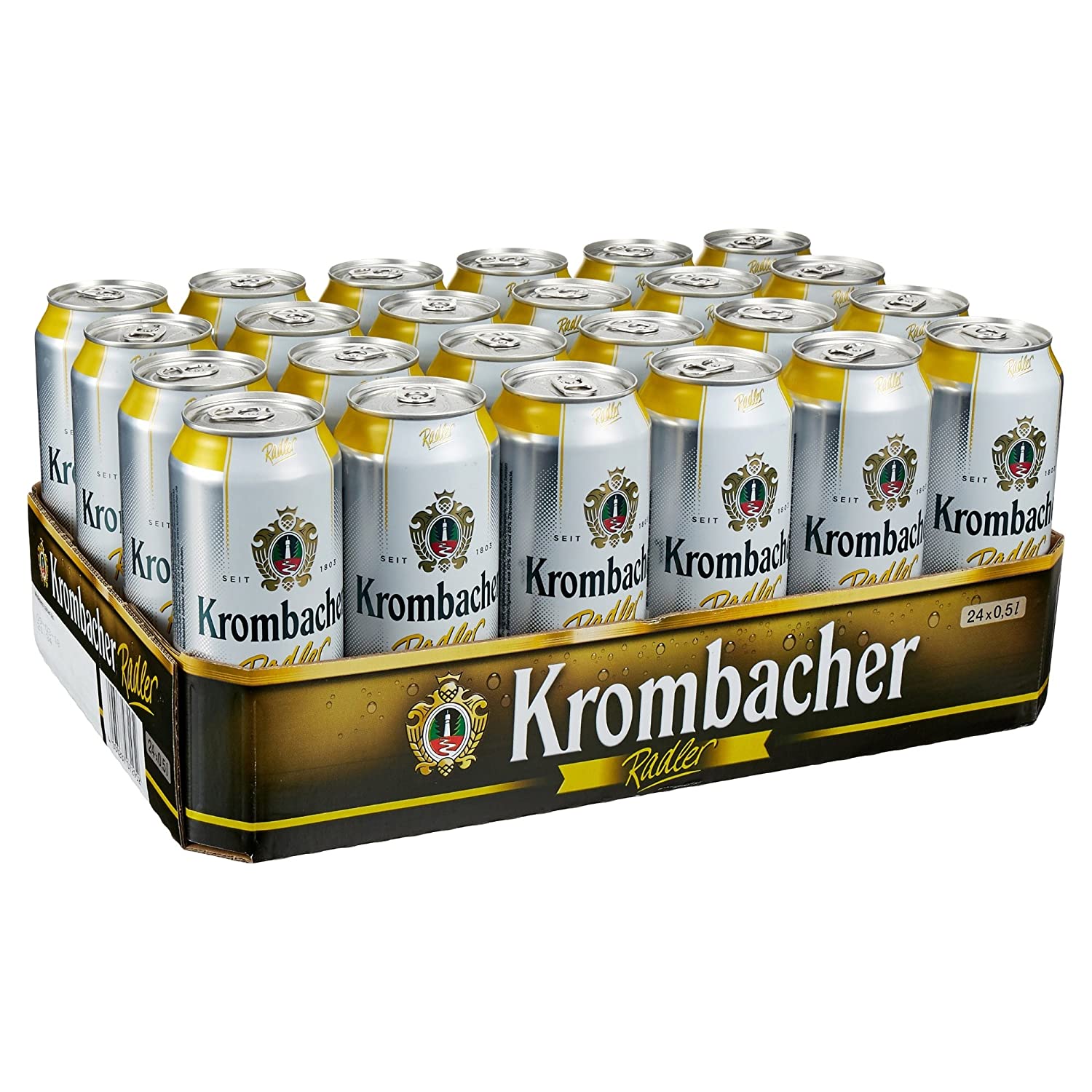 Krombacher Radler 0,5l in der Dose mit 2,5% Vol.