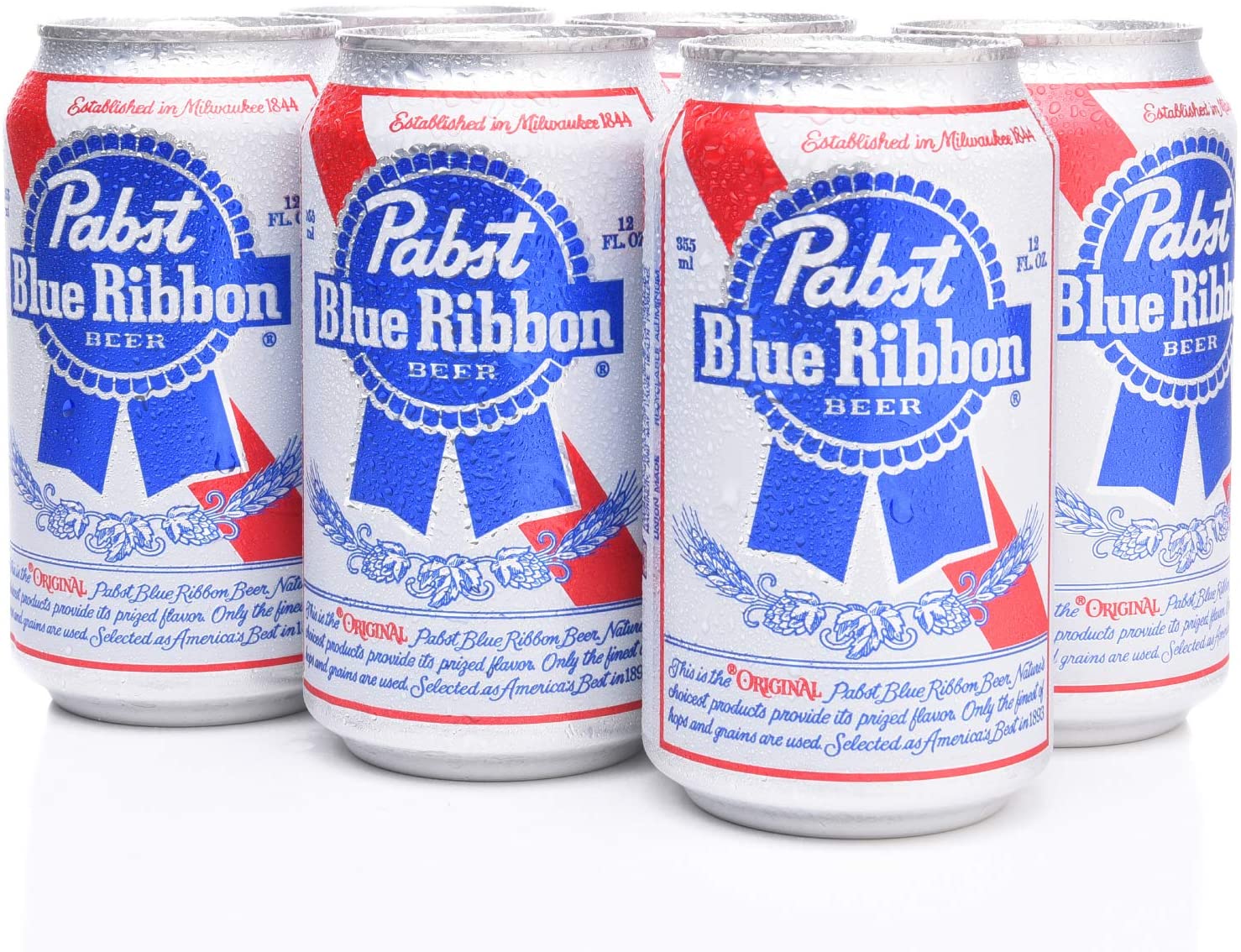 PABST BLUE RIBBON® - Amerikanisches Dosenbier 355ml US Bier, American Beer | Amerikanische Getränke als Original Importware inkl. Pfand