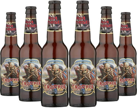 Iron Maiden Trooper Ale 0,5l - Das Original Trooper Bier mit 4,7% Vol. - Robinsons Brauerei