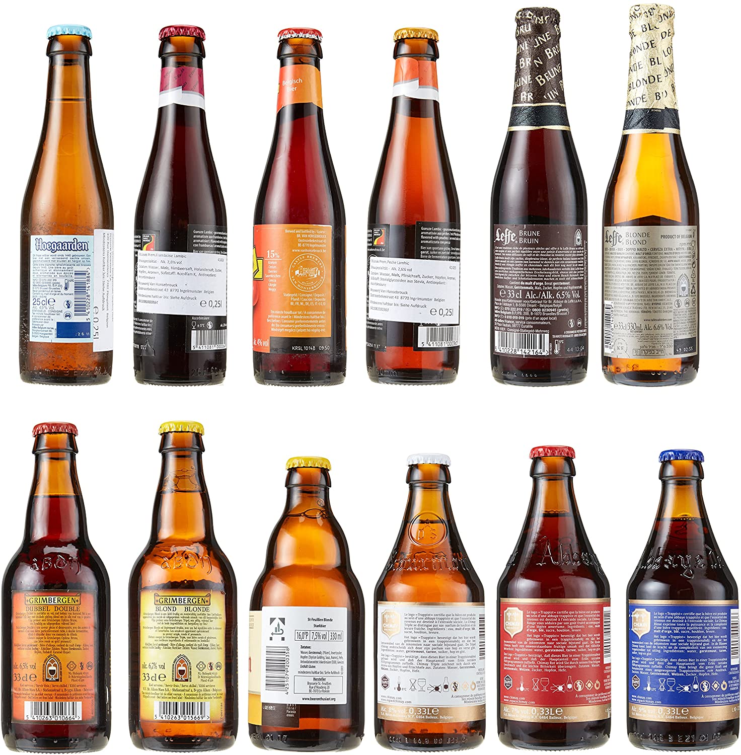 Craft Beer Paket Belgien, MEHRWEG (11 x 0.33 l, 1 x 0.25 l)