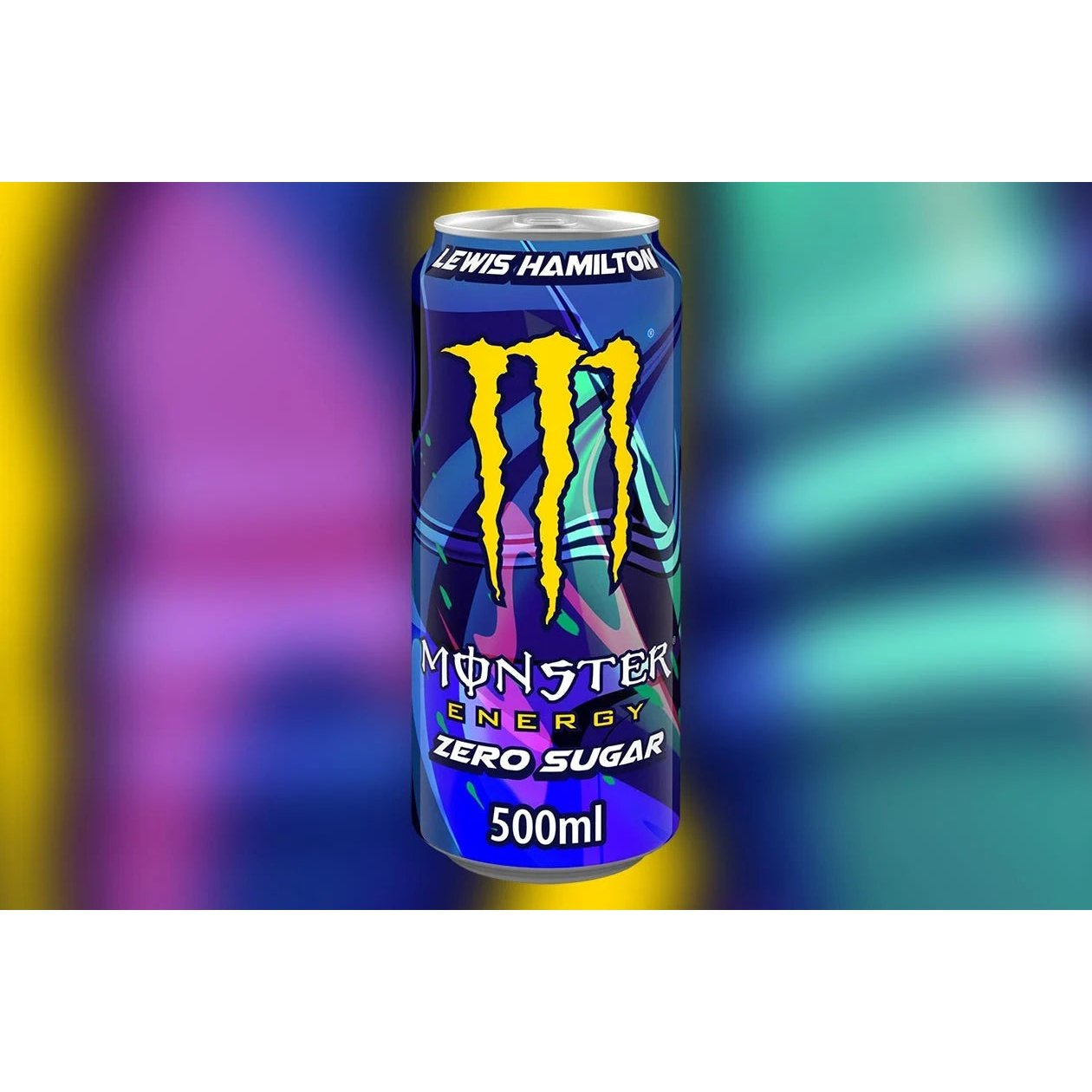 Neu! Monster Energy Lewis Hamilton Zero - koffeinhaltiger Energy Drink mit erfrischendem Pfirsich-Nektarinen Geschmack - ohne Zucker und ohne Kalorien