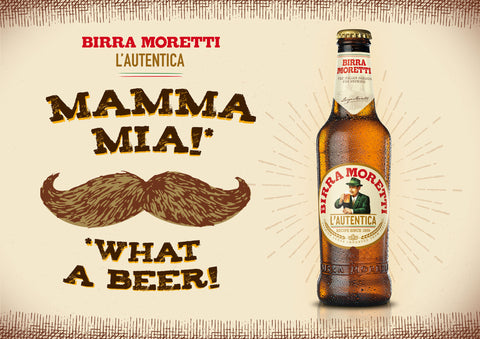 Birra Moretti Mix - Birra Moretti L'Autentica Lager Bier 0,33l & Birra Moretti Filtrata A Freddo Pale Ale - Italien