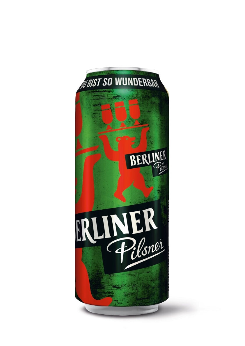 Berliner Pilsner 0,5l in der Dose mit 5% Vol.