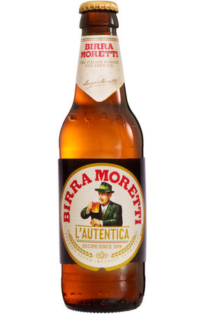 Birra Moretti L'Autentica 0,33 l- Premium Lager aus Italien mit 4,6% Vol.