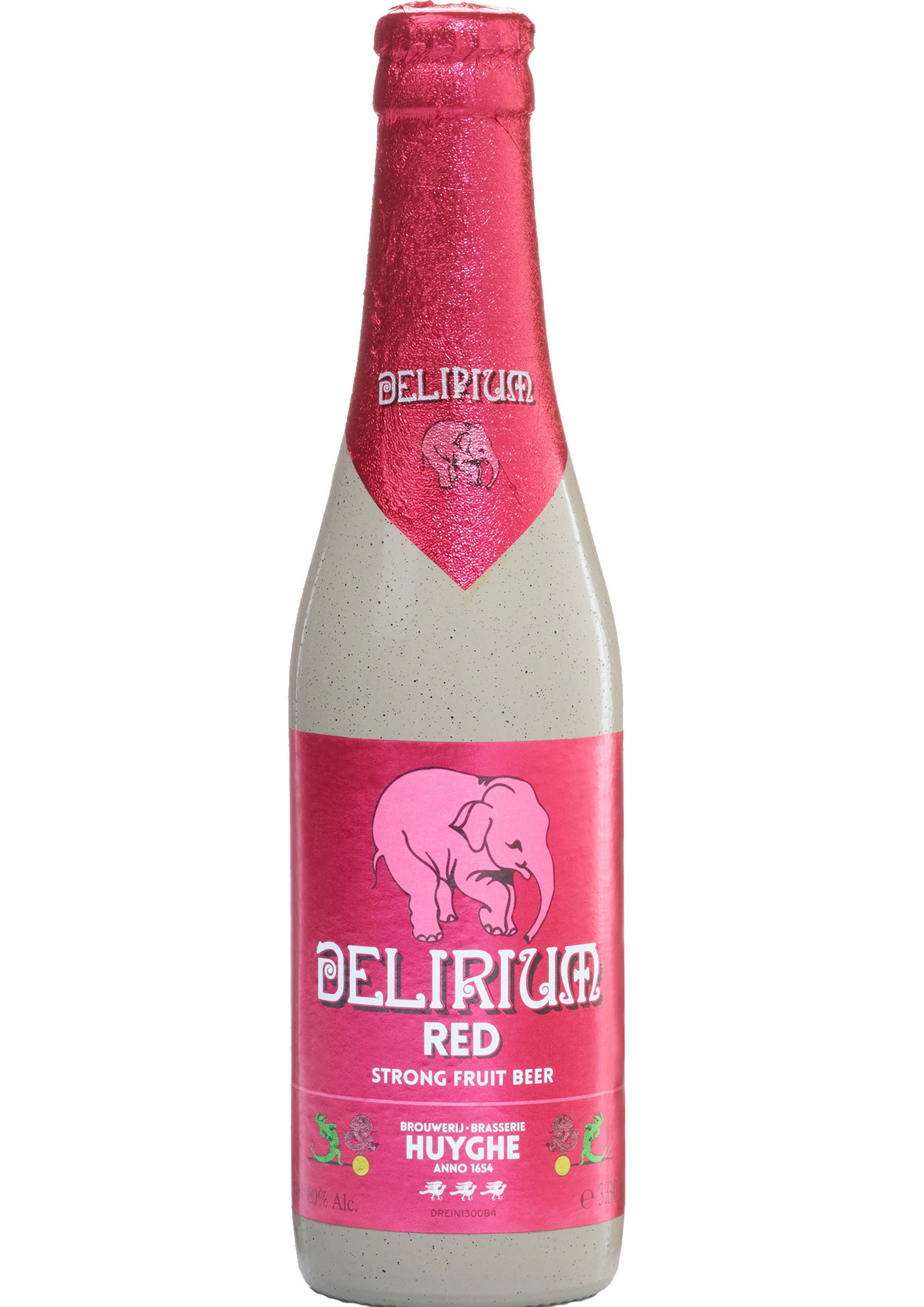 Delirium Red 0,33l-  Starkbier - Fruchtbier aus Belgien mit 8% Vol.