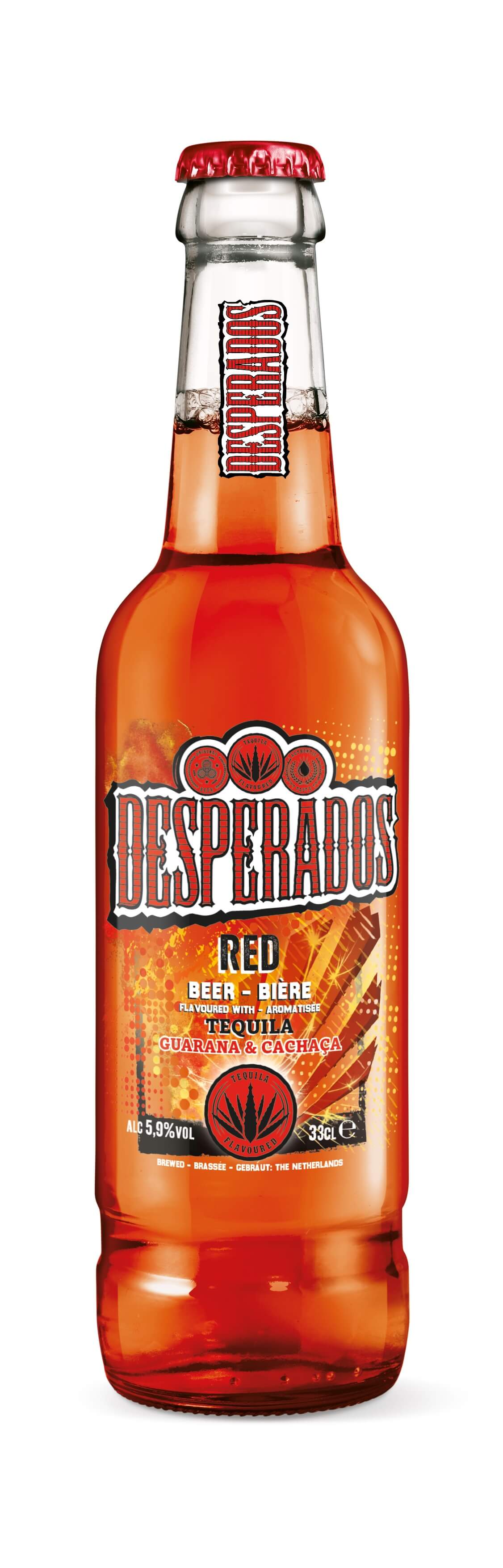 Desperados Red - Tequila Guarana Cachaça- Sondergröße 400ml mit 5,9% Vol.