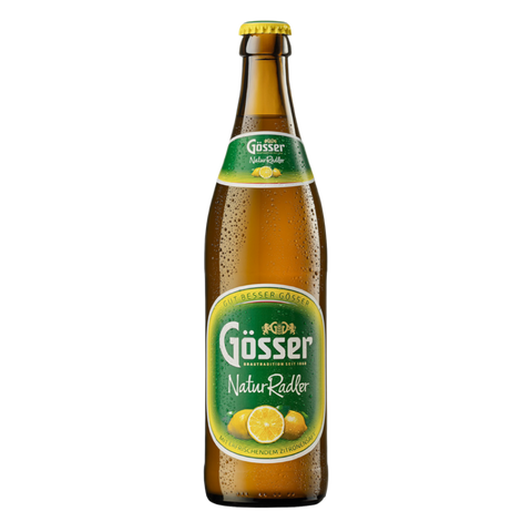 Gösser Natur Radler Zitrone 0,5l- Das Radler aus Österreich mit 2,4% Vol.