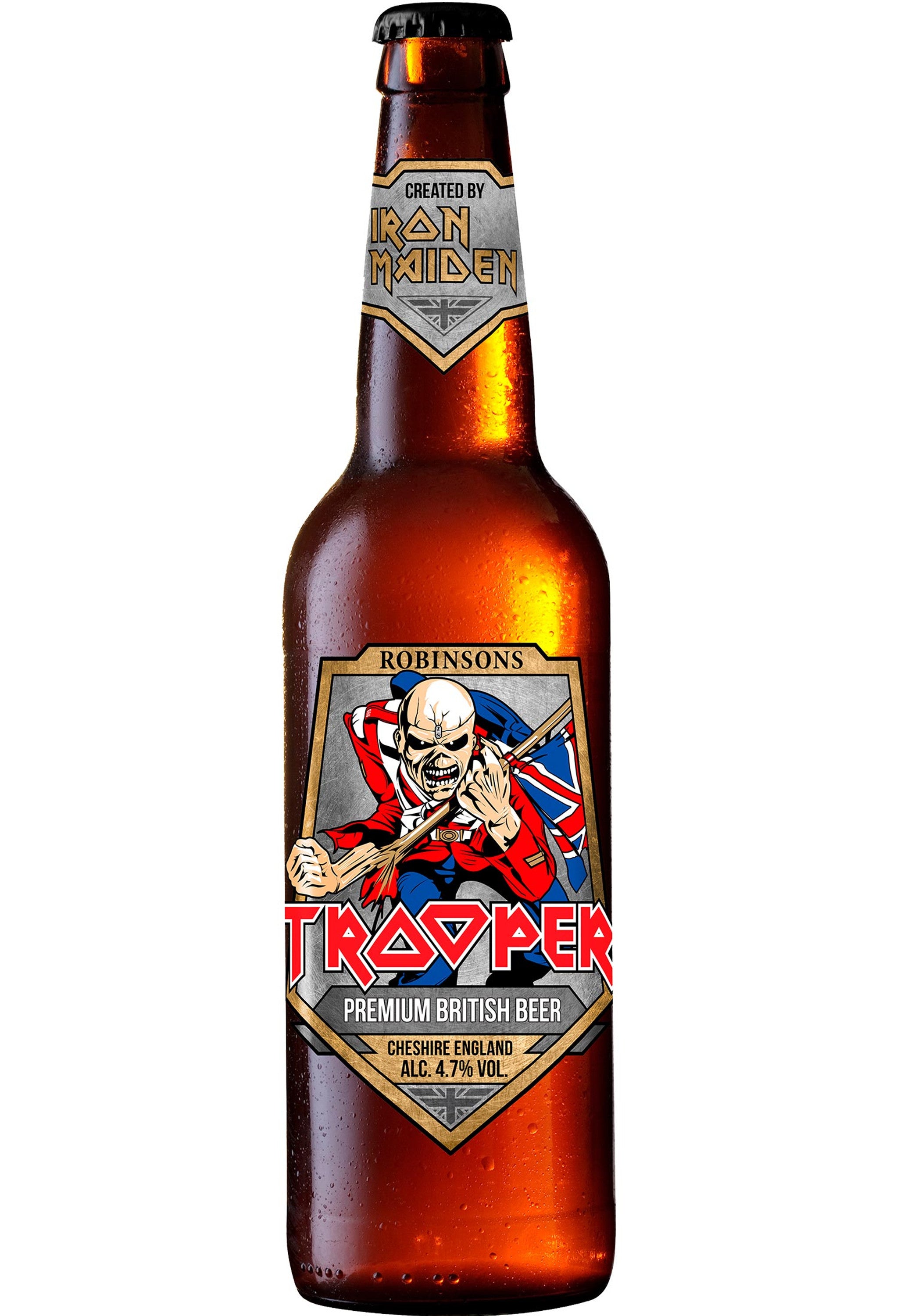 Iron Maiden Trooper Ale 0.33l - Das Original Trooper Bier mit 4,7% Vol. - Robinsons Brauerei