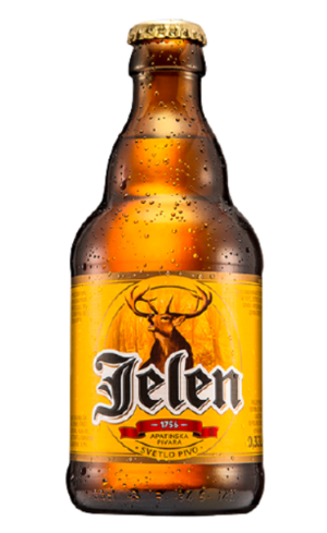 Jelen Pivo 0,33l - serbisches Bier mit 4,6%Vol.