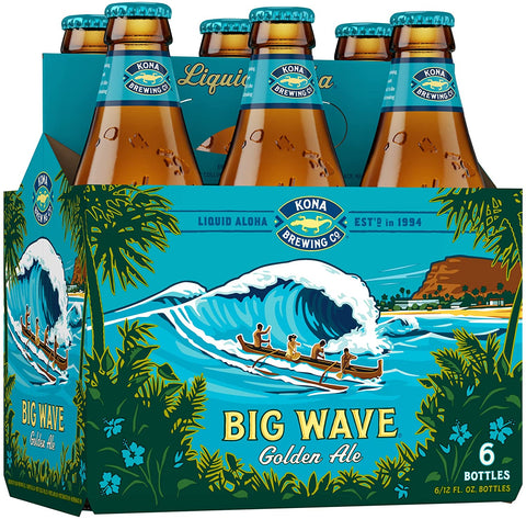 Kona Big Wave 0,35l - Golden Ale aus Hawaii mit 4,4% Vol.