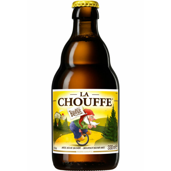 La Chouffe Blond 0,33l- ungefiltertes blondes Bier aus Belgien mit 8%Vol.