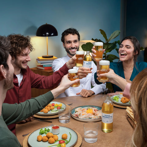 Birra Moretti Mix - Birra Moretti L'Autentica Lager Bier 0,33l & Birra Moretti Filtrata A Freddo Pale Ale - Italien