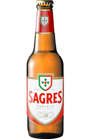 Sagres 0,33l- Das Lagerbier aus Portugal mit 5,0% Vol.