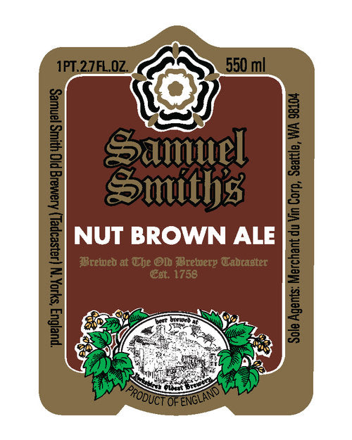 Samuel Smith Nut Brown Ale 0,35l- Englisches Ale mit 5% Vol.