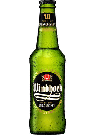 Windhoek Draught 0,33l - Das Original aus Namibia mit 4 % Alc.