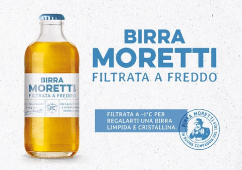 Birra Moretti Mix - Birra Moretti L'Autentica Lager Bier 0,33l & Birra Moretti Filtrata A Freddo Pale Ale - Italien
