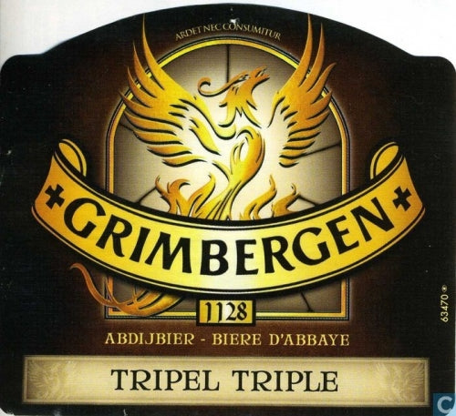 Grimbergen Tripel 0,33l- starkes belgisches Abteibier mit 9%Vol.